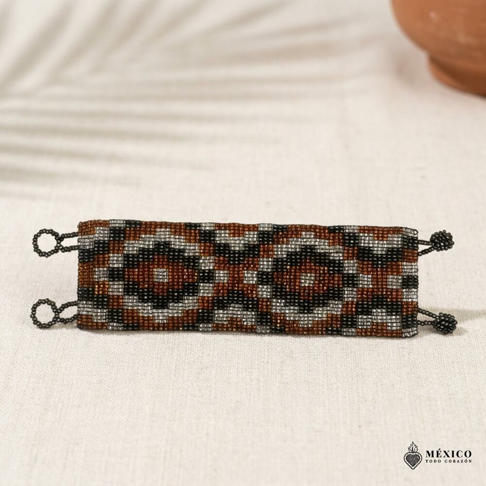 Mexican hand made bracelet  one of a kind  s-med -lg size 6X2.0 IN